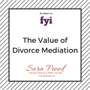 The Value of Divorce Mediation